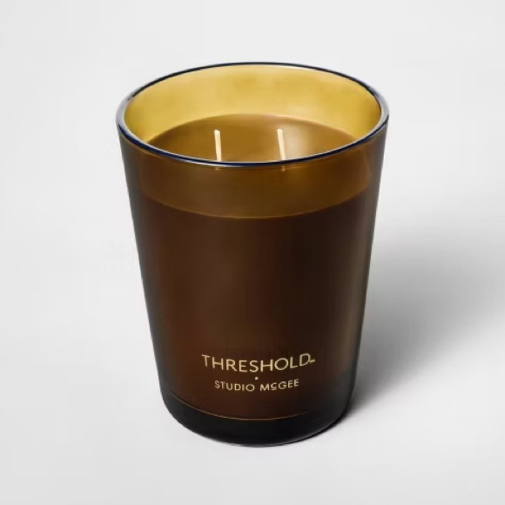 STUDIO MCGEE NWT 2 wick glass candle -sunflower & ivy -20oz